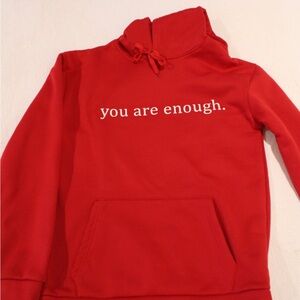 “you are enough” hoodie